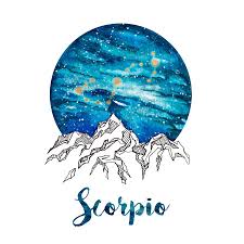 Scorpio Zodiac Watercolor Print Zodiac Art Zodiac Signs Scorpio Scorpio Art