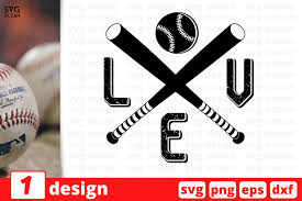 Download Love Baseball Graphic By Svgocean Creative Fabrica PSD Mockup Templates