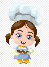 Koki kartun gambar memasak koki kue wanita perempuan royaltyfree makanan masak chef seragam gambar png background png. School Child