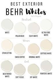 Maybe you would like to learn more about one of these? Best Behr White Paint Colors For Exteriors Behr Paint Colors White Paint Colors Paint Colors For Home