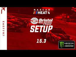 Welcome to the channel want more setup videos click that like button subscribe and comment what track you want me to do next!! Nascar Heat 4 Setup Bristol Cup 15 3s Leader Board Setup Youtube