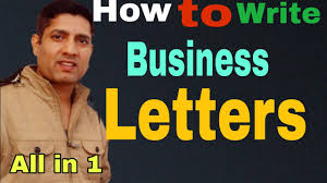Business Letter How To Write A Letter Letter Writing Formal Letter Writing Youtube