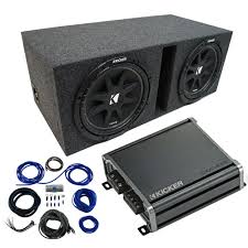 Buy kicker car subwoofers and get the best deals at the lowest prices on ebay! Kicker Bundle Compatible With Universal Vehicle 43c124 N 12 150w Sub With 46cxa4001 800w Sub Amp And 212vh 12 Sub