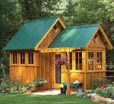Garden Shed Guest House Playhouse Building Plans Guest House Shed Backyard Storage Sheds Shed Building Plans