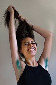 Armpit hair works like a scent diffuser, allowing more pheromones to affect surrounding males and females. Women Who Dye Their Armpit Hair Published 2015 Women Body Hair Armpit Hair Women Dyed Armpit Hair