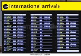 england london heathrow airport international arrivals hall in terminal 5 t5 with electronic arrivals board stock imag heathrow heathrow airport arrivals