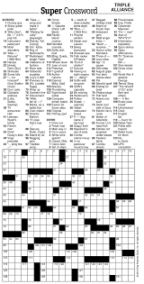 If you are a novice at crossword puzzles, these tips can get you started right. Super Crossword Puzzle