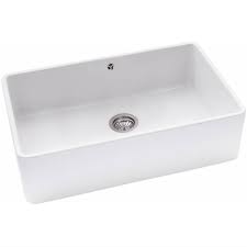 Because of the way they are. Abode Provincial Large 1 0 Bowl White Ceramic Undermount Kitchen Sink Kitchen From Taps Uk