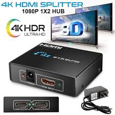 1 2 Hdmi Splitter Hdmi 102 Distributes 1 Hdmi Source To 2 Hdmi Displays Simultaneously One In And Two Output Splitter Product 2 Hdmi Splitter Hdmi Splitters