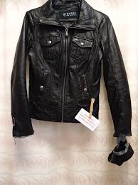 Sleeve Shortening On This Leather Jacket Leather Jacket Patched Jeans Jackets