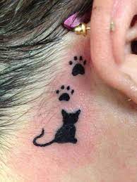 Lo Ame Pawprint Tattoo Cat Paw Tattoos Cat Paw Print Tattoo