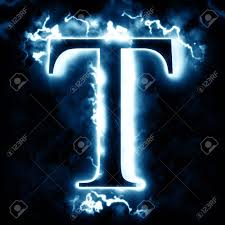 Looking for online definition of t or what t stands for? Lightning Letter T Stock Photo Picture And Royalty Free Image Image 46712114