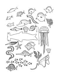 Instant Download Ocean Fish Clipart Set Hi Res Printable Etsy Fish Clipart Doodle Illustration Clip Art