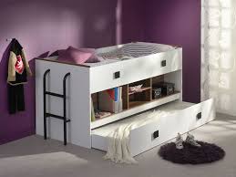 Lit Combine Mezzanine Stan Avec Lit D Appoint 90 X 190 Cm 51448 Lit Lit Mezzanine 2 Places Lit Tiroir