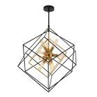 Imperium 9-light Matte Black and Antiqued Brass Modern Dining Room Chandelier CHMP-HD2BG Artika