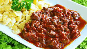 Perfect for feeding a crowd or hungry family. How To Make Hungarian Beef Goulash With Dumplings Youtube