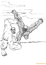 Supercoloring.com is a super fun for all ages: The Hulk Vs Abomination Coloring Pages Avengers Coloring Pages Coloring Pages For Kids And Adults