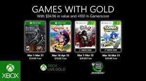 Vevo Digital Xbox March 2020 Games With Gold Free Xbox One Games Xbox One Games Sonic Generations