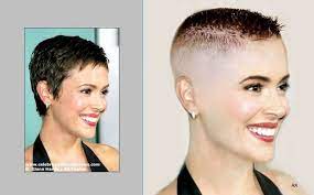 Even When Her Hair Is Already Short A Skilled Barber Can Transform A Girl From Ordinary To Stunning With Hair Makeover Very Short Hair Short Shaved Hairstyles