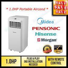 Pengguna boleh menggunakan aircond tersebut dalam hanya 5 minit. 1hp Midea Morgan Pensonic 1 0hp Portable Air Conditioner Mobile Aircond Penghawa Dingin Mudah Alih Shopee Malaysia