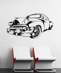Vinyl Wall Decal Sticker Vintage Car 1554 Vinyl Wall Decals Wall Decal Sticker Wall Decals