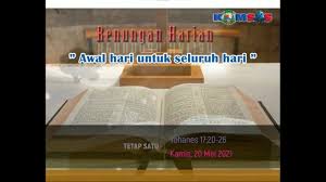 20,138 likes · 9 talking about this. Tetap Satu Renungan Harian Bersama Rd Polycarpus Sola Kamis 20 Mei 2021 Percikan Hati