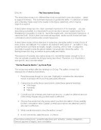 Descriptive Essay How To Create A Descriptive Essay Download This Descriptive Essay Templa Cover Letter For Resume Cover Letter Tips Effective Cover Letter