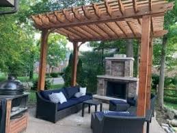 Let these outdoor fireplace ideas, from materials and styles to finishing touches, inspire a cozy, romantic upgrade to your backyard or patio. Outdoor Fireplace Ideas With Pergolas Discover Outdoor Fireplace Plans For Your Pergola