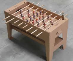 Guarantees a thrilling entertainment and a great time. Cardboard Foosball Table