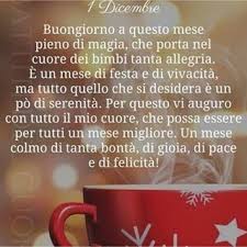 Pin Di Silvana Su Benvenuto Mese Buongiorno Dicembre
