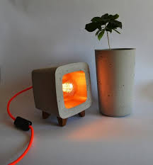 decorative gold concrete lamp etsy concrete lamp gold concrete concrete table lamp