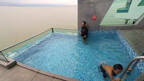 That's how awesome this place is. Private Villa And Family Swimming In An Infinity Pool In Lexis Hibiscus Hotel Resort Stock Video Video Of Dickson Family 205695285