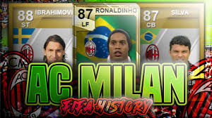 Brazil defender thiago silva has told reporters that he is sad about his exit from ac milan, having been forced out of the italian side. Ac Milan Fifa Ultimate Team History Ft Ronaldinho Ibrahimovic Thiago Silva Etc Fifa 10 20 Youtube