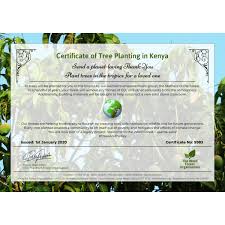 Check spelling or type a new query. Certificate Of Planting Thank You The Word Forest Organisation