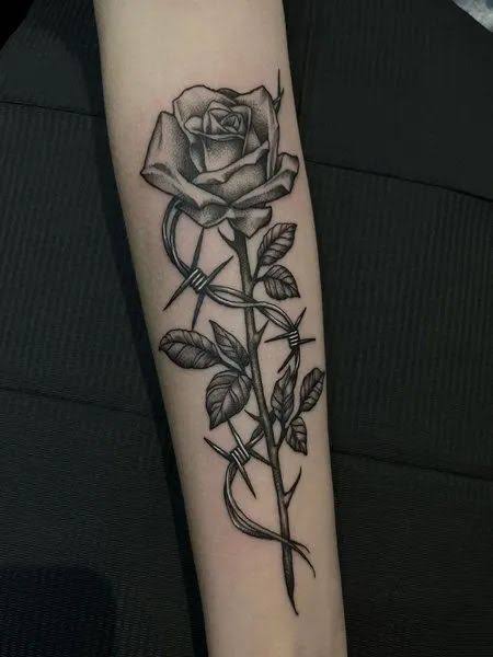 60+ Ideas Barbed Wire Tattoo