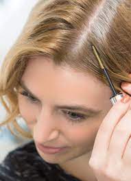 Camo Wand Blonde Roots Up Hairstyles Root Touch Up