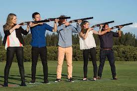 But it's been an affordable and safe way for aspiring shooting to gain confidence and knowledge with a shotgun since the 1800s. Laser Clay Pigeon Shooting At The Archery Centre Sydney Olympic Park