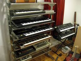 Ikea Broder With Gear Nice If You Don T Need To Use The Synths Home Studio Music Music Studio Room Home Studio Setup
