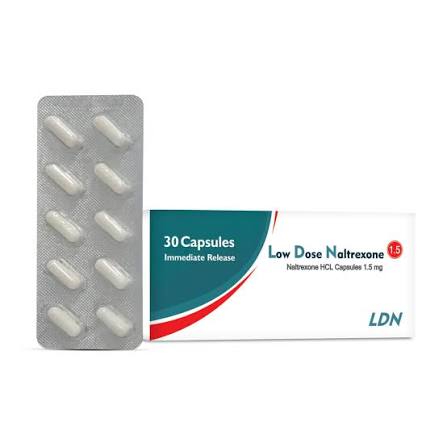 LDN-1.5 - Low Dose Naltrexone HCL Capsules 1.5mg - Immediate Release at ₹ 130/strip | Pharmaceutical Tablet in Surat | ID: 2857237350791