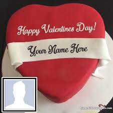 Maybe you would like to learn more about one of these? Special Happy Valentine Cake With Name And Photo