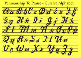 Palmer Cursive Alphabet Chart Alphabet Image And Picture