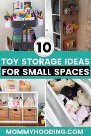 Toy Storage Ideas For Small Spaces Mommyhooding Toy Storage Storage Small Spaces