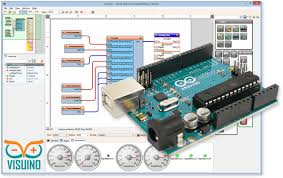 Based on blockly, implements arduino code generation and facilitates program uploading. Visuino Visual Development For Arduino By Mitov Software