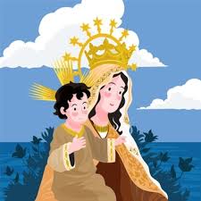 Ver más ideas sobre imágenes religiosas, virgen, imágenes de la virgen. Free Vector Detailed Virgen Del Carmen Illustration
