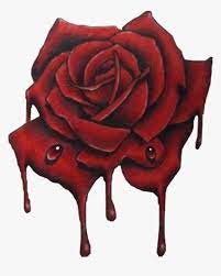 Rose tattoos do not only bring life and elegance, they are also an embodiment of beauty and a cool way to express femininity. Garden Roses Tattoo Blood Red Red Rose Tattoo Design Hd Png Download Kindpng