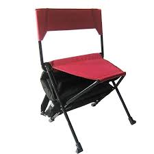Zenree Folding Backpack Camping Chairs Portable Outdoor Sports Fishing Tripod Chair Stool With Cooler Bag And Ba Camping Chairs Backpacking Chair Sport Chair