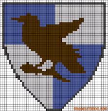 Ravenclaw House Harry Potter Perler Bead Pattern Punto De Cruz Bordados En Punto Cruz Graficos Punto De Cruz