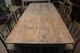 Antique Georgian Pine Farmhouse Table Dining Farmhouse Tables