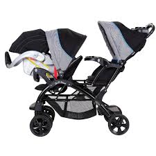 Baby Trend Double Sit N Stand Twin Stroller Travel System With 2 Infant Car Seats Millennium Blue Stroller Baby Trend Baby Trend Stroller