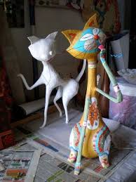 40 Self Do Paper Mache Sculpture Art Examples For Beginners Bored Art Paper Mache Crafts Paper Mache Art Paper Mache Projects